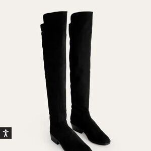 Boden Black overknee boots